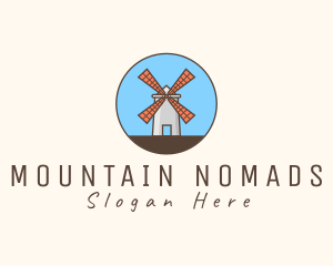 Windmill Farm Countryside logo design