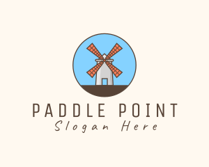 Windmill Farm Countryside logo design