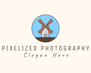 Windmill Farm Countryside logo design