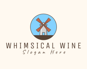 Windmill Farm Countryside logo design