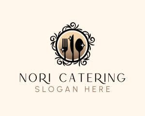 Elegant Cutlery Utensils logo design