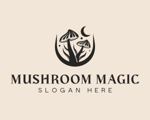 Mushroom Fungus Dispensary logo design