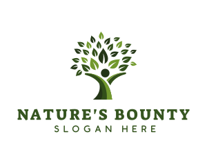 Human Nature Plant logo design