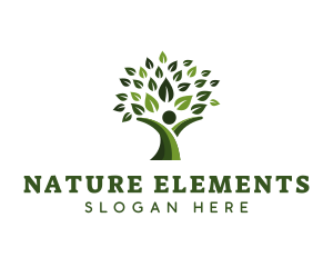 Human Nature Plant logo design