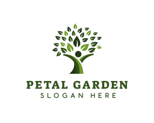 Human Nature Plant logo design