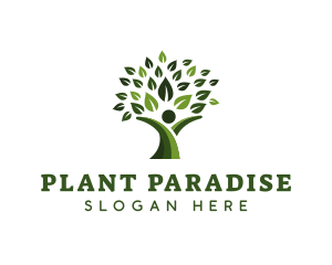 Human Nature Plant logo design