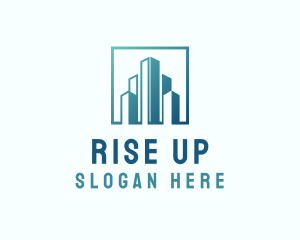 High Rise Building Construction logo design