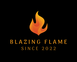 Blazing Fire Fuel Energy logo design