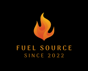 Blazing Fire Fuel Energy logo design