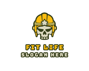 Gaming Skull Helmet  logo