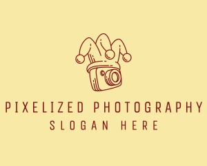 Photography Camera Jester logo design