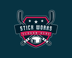 Hockey Varsity League logo design