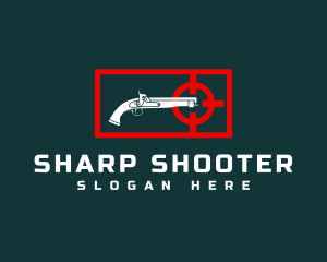 Firearm Target Gun Shooting logo