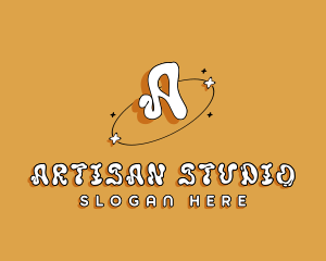 Cosmic Retro Studio logo design