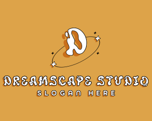 Cosmic Retro Studio logo design