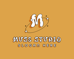 Cosmic Retro Studio logo design