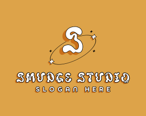 Cosmic Retro Studio logo design