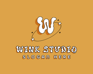 Cosmic Retro Studio logo design