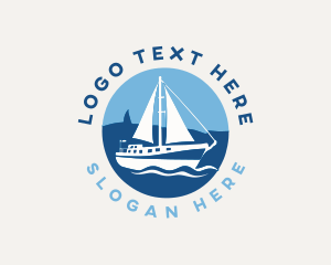 Nautical Vessel Sailboat logo