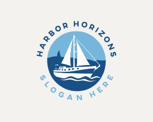 Nautical Vessel Sailboat logo