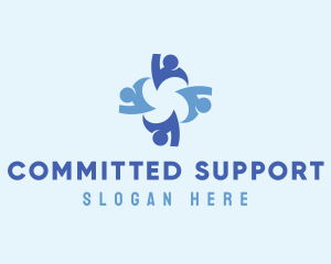 People Support Fellowship logo design