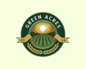 Farm Field Agriculture logo design