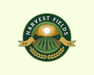 Farm Field Agriculture logo design