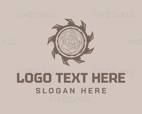 Rustic Lumberjack Tool Logo