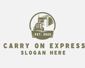 Express Trucking Delivery  logo design