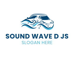 Abstract Car Waves logo design