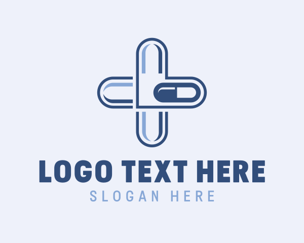 Pharmacy Medicine Capsule logo