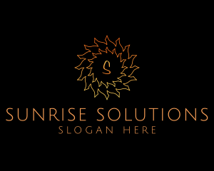 Summer Sun Fire logo design