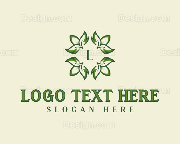 Leaves Eco Gardening Logo