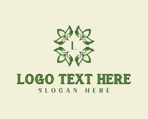 Leaves Eco Gardening logo