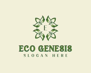 Leaves Eco Gardening logo design