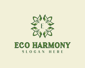 Leaves Eco Gardening logo design