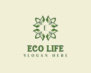 Leaves Eco Gardening logo design