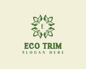 Leaves Eco Gardening logo design