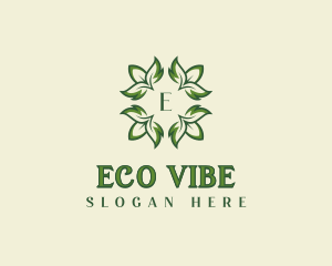 Leaves Eco Gardening logo design