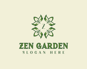 Leaves Eco Gardening logo design