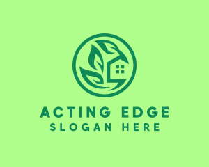 Eco Green Home logo design