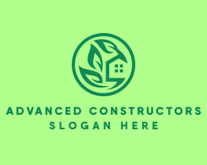 Eco Green Home logo design