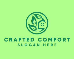 Eco Green Home logo design