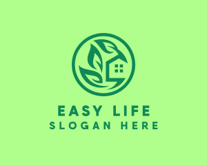 Eco Green Home logo design