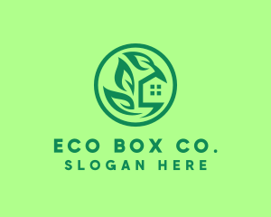 Eco Green Home logo design