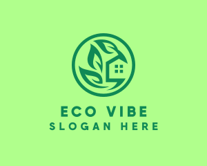 Eco Green Home logo design