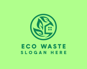 Eco Green Home logo design