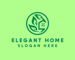 Eco Green Home logo design