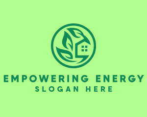 Eco Green Home logo design