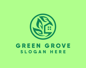 Eco Green Home logo design